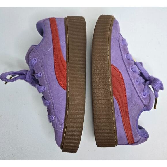 Women's PUMA FENTY X Creeper Phatty Lavender Alert/Burnt Red Size 6 397587-03 - Picture 3 of 11